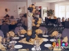 Spiral Topiary in Black and Gold