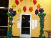 Flower themed arch