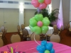 Balloon Flower Spiral Topiary Centerpiece