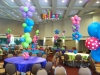 Balloon Flower Centerpieces in Bright Spring Colors